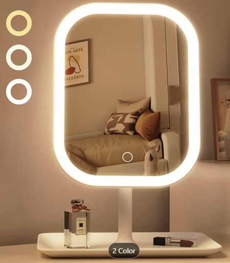 Blush Bow™ Glow Up Mirror