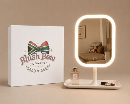 Blush Bow™ Glow Up Mirror